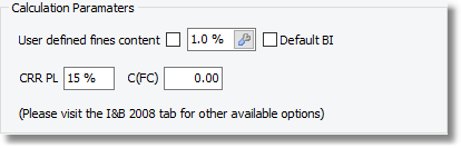 B&I 2014 calculation properties