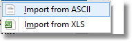 Import SPT data file type selection