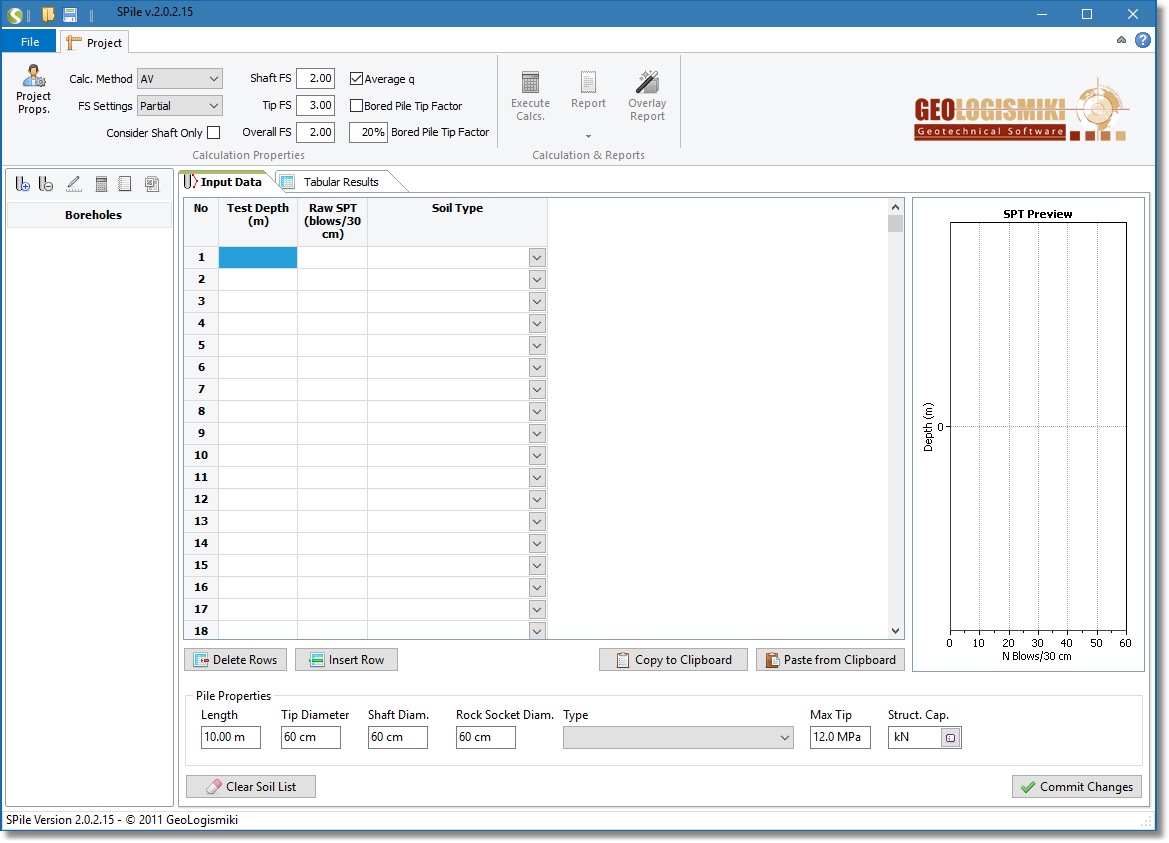Main application window Main application window