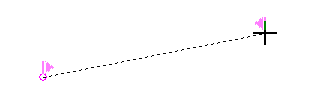 Trace of the line segment